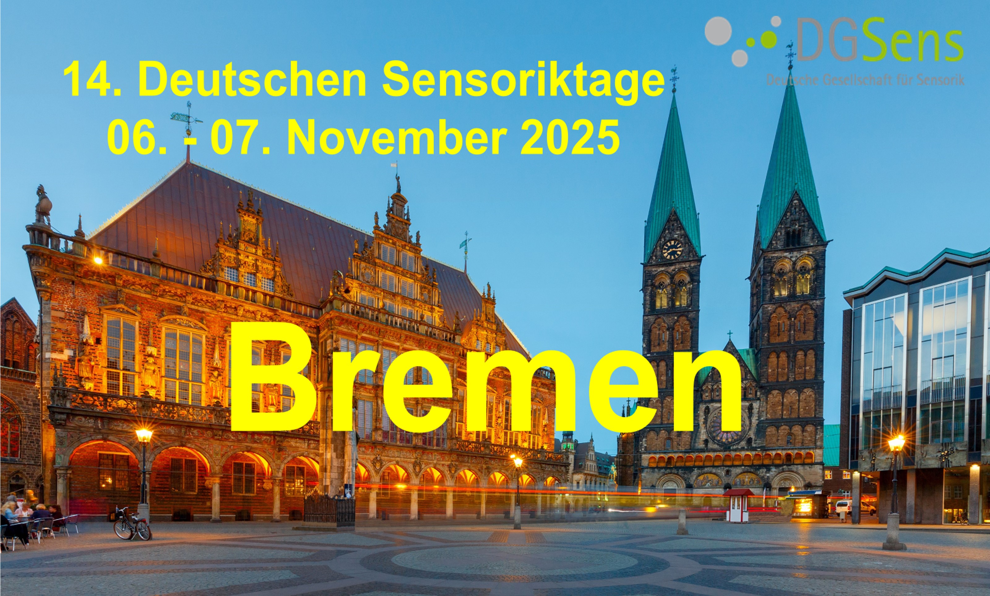 11. Deutsche Sensoriktage 3./4. November 2022 (Kopie) 14. Deutsche Sensoriktage 6./7. November 2025